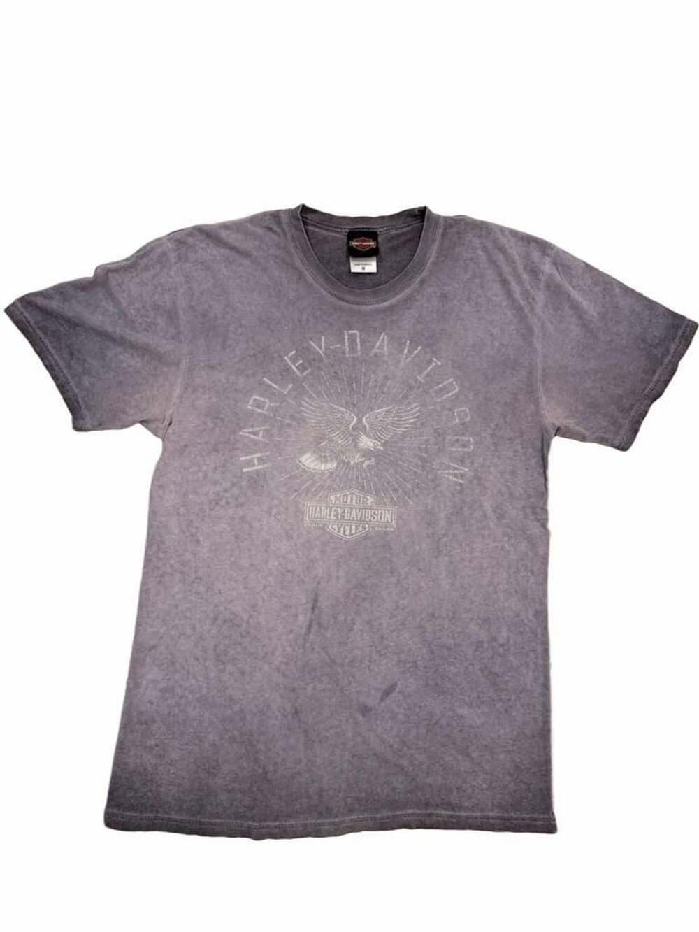Harley-Davidson Rocky Mountain T-Shirt Size M Purple Acid Wash 40 Years